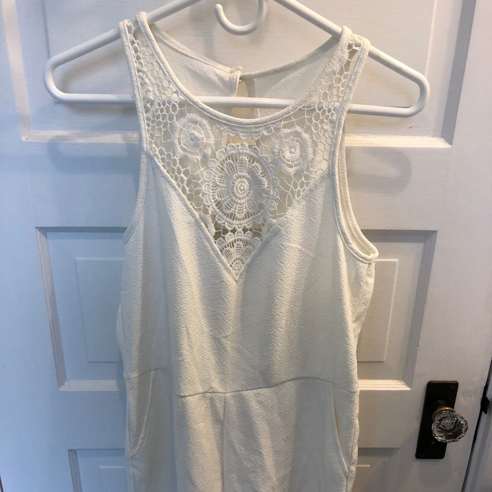 MINKPINK White Romper Size S